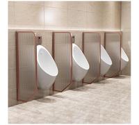 Diviseur de partition des Toilettes, Baffle d'intimité d'urinoir pour Hommes en Verre trempé, Panneau d'écran de diviseur d'urinoir pour l'hôtel, écoles, centres commerciaux, lieux