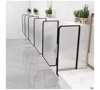 Diviseur de partition d'urinoir en Verre trempé, Baffle étanche de l'intimité d'urinoir pour Hommes, écrans d'intimité des Toilettes publiques pour l'hôtel, écoles, centres