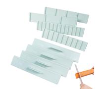 Diviseur de pâte - 8 bandes d'épaisseur, barres de dimensionnement précises de la pâtisserie, accessoires de cuisson sûrs | Aide à portions égales pour les formes de pâtisserie permettant une préparat