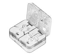 Diviseur de pilules | Pilulier portable | Rangement quotidien et hebdomadaire de médicaments avec hachoir pour adultes, professionnels, voyageurs, personnel soignant, camping, école, personnes âgées