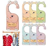 Diviseur de placard pour bébé en bois 7 pièces séparateurs de placard de