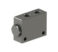 Diviseur de quantité en acier galvanisé DFL Ratio de division : 50/50 (20-32 l/min)