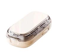 Diviseur De Tablette Pour Petites Et Grandes Comprimés - Cutter De Pilules Avec Compartiment De Stockage | Diviseur De Médicaments Portable | Pour Une Réduction De Moitié Précise Et Un Quart De Pilule