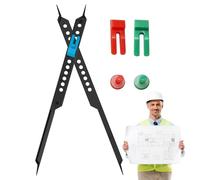 Diviseur d'échelle proportionnelle - Outil de dessin de 10 pouces, matériau ABS durable, mesure d'artiste professionnel, instrument à échelle précise | 1 pièce 25.3Cm dessin étudiants architectes desi