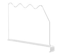 Diviseur d'étagères,Séparateur transparent épais pince | diviseur en acrylique pour organisation armoire - pour chambre de cuisine, armoires de salle de bain, penderie, dortoir, sacs à linge