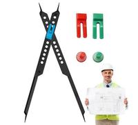 Diviseur proportionnel | Outils de dessin, outils de dessin de séparateur, fournitures de dessin de diviseur d'échelle de jauge de boussole professionnelle