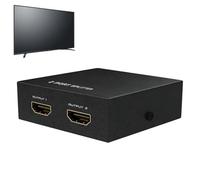 Diviseur vidéo 4K - Adaptateur haute vitesse | Adaptateur de câble et diviseur audio pour ordinateur - Pour théâtres à la maison, bureaux, ordinateurs, tablettes, consoles TV et équipements