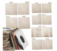 Diviseurs d'album pour diviseurs de disques - Séparateur de disques pour lettres 'alphabet en bois | Alignement vertical et horizontal sur un seul côté | Séparateurs alphabétiques LP de 12 pièces pour