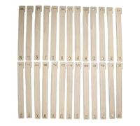 Diviseurs De Disques | 26 Pièces Support En Bois Pour Séparateurs | Organisateur D'Albums Par Lettres - pour Étagères Horizontales ou Verticales Albums Marque-pages Passionnés de Musique