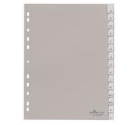 Diviseurs Durables 15 Trous Boutons Univ Ppl Insère A4 Préimprimé Az 0-15 Incl. Gris