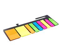 Diviseurs Fluorescents À Écriture Lisse Pour Bureau, Tableau De Notes Autocollantes De Couleur Vive