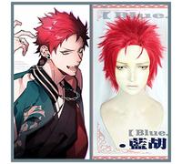 Division Rap bataille Division mauvais cul Temple Cosplay Kuko Harai Costume DRB maléfique moine perruque hypnose MIC Cosplay court cheveux roux perruque