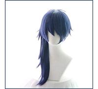 Division Rap bataille hypnose MIC dés Arisugawa Cosplay perruque 55 cm résistant à la chaleur cheveux synthétiques Anime Cos perruque bleu fête perruque dés Arisugawa