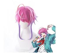 Division Rap Battle Hypnose MIC DRB Amemura Ramuda Cosplay Perruque courte Easy R résistante à la chaleur Fibre Cheveux + Perruque Cap Party Jeu de rôle