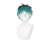 Division Rap Battle Hypnosis MIC DRB Sasara Nurude Cosplay Perruque courte Vert Résistant à la chaleur Fibre Cheveux + Perruque Cap Party Jeu de rôle