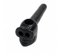 Divit Shilp Pipe à fumer en stéatite sculptée à la main | Pipe à herbes et à tabac en pierre naturelle avec motif gravé complexe | Objet de collection durable fait à la main pour décoration et cadeau
