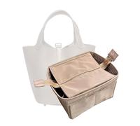 Divitize Organiseur Premium compatible avec Hermes Picotin 18/22/26 - Nylon Imperméable, Soutien et Espace Extra, Design sur Mesure, 24+ Couleurs (Taupe, for Picotin 22 (MM))