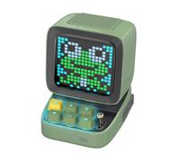 Divoom Ditoo Enceinte Bluetooth, art du pixel personnalisable, puissance de sortie 10W, army greenEnceinte