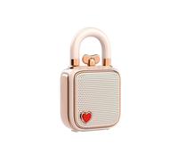 Divoom Enceinte portable, enceinte au design rétro élégant, caisson de basses 5 W, cadeau idéal pour fille rose