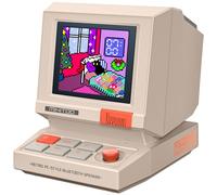 Divoom Minitoo Enceinte Bluetooth Pixel Art, réveil, au Style Mini PC rétro