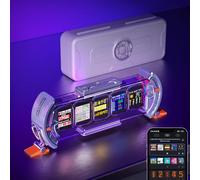 Divoom Times Gate WiFi Pixel Art Informative Display,5pcs 128 * 128 IPS Screen,LED Digital Clock Lights Decorative with APP Control for Gaming Room Setup Table Decoration Silver