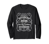 Divorcé 2026 Vintage Divorce Party Divorcee Tee Manche Longue