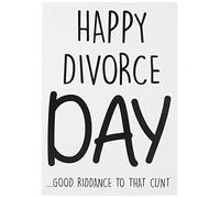 Divorce Cartes Divorced Carte Happy Divorce Jour Drôle Cartes Nouveauté C Cartes Gros Mots Carte Meilleur Ami Carte Just Divorced, Divorce Jour PC278