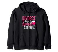 Divorce Party Support Squad Funny Divorce Party Party Hommes Femmes Sweat à Capuche