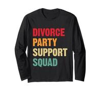 Divorce Party Support Squad Manche Longue