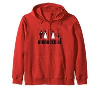 Divorced AF Figurine Humoristique de marié Divorce Stick Memes Sweat à Capuche