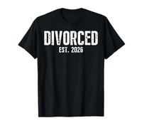 Divorced Est 2026 Divorcee Ex Husband Ex Wife T-Shirt