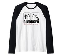 Divorced The End of an Error Figurine de marié Memes Manche Raglan