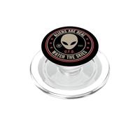 Divulgation OVNI / « Watch The Sky » Alien. Aliens are Real! PopSockets PopGrip pour MagSafe