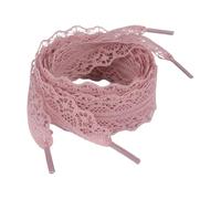 divuukyi 1 paire de lacets à motif floral pour femmes et filles - Chaussures décontractées et baskets - Lacets plats de 3 cm de large - Design uni, D