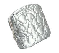 divuukyi Pochettes de rangement élégantes de couleur bonbon pour une utilisation polyvalente dans les fournitures scolaires de bureau ou les voyages, Argenté.