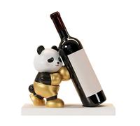 divuukyi Porte-bouteille de vin panda ajoute une touche artistique à la décoration du salon, du bureau, du vin pour femme