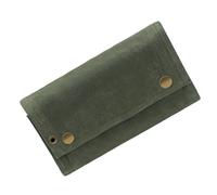 divuukyi Sac à épices de voyage avec 9 bouteilles de voyage en toile pliable pour activités de plein air et urgences, Vert sans bouteille