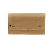 divuukyi Sac à épices de voyage avec 9 bouteilles de voyage en toile pliable pour activités de plein air et urgences, Kaki sans bouteille