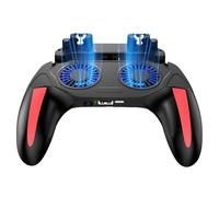 divuukyi Ventilateur de refroidissement pour téléphone portable Game Live - Faible bruit - Double ventilateur semi-conducteur - Rétractable