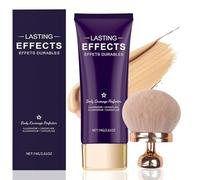 Divy Skin Body Coverage Perfector,Divy Skin Jambes,Ecdf Maquillage Corps,Fond De Teint Jambes Waterproof,Fond De Teint Essence Corps Couvrant Imperfections Avec Pinceau,Imperméable (A-Ivory)