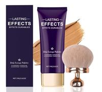 Divy Skin Body Coverage Perfector,Divy Skin Jambes,Ecdf Maquillage Corps,Fond De Teint Jambes Waterproof,Fond De Teint Essence Corps Couvrant Imperfections Avec Pinceau,Imperméable (C-Dark)