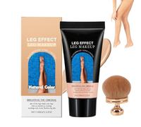 Divy Skin Fond De Teint Jambes Waterproof, Divy Skin Jambes, Divyskin Fond De Teint Couvrant Corps Essence, Maquillage Corps Waterproof Avec Pinceau, For Tattoo Cover Up Natural,100g (Naturel)