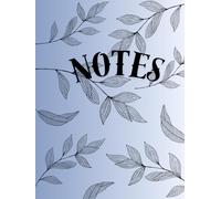 Divya's Notebooks: calendar; goal tracker; about me; blue, black, white, and floral themed; notebook; journal; gift; 12 pages for the calendar; 1 page ... 33 pages of drawing paper; 8.25 x 11 in.