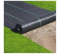 DIWAL Toile De Paillage Rouleau Anti-Mauvaises Herbes Géotextile Traitée UV Couverture Sol Jardin Potager Allées Terrasse Parterres Extérieur(1m x 50m)