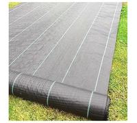 DIWAL Toiles de Paillage Bâche de Paillage Anti-Mauvaises Herbes Jardin Géotextile UV Résistant Membrane Anti-Herbes pour Allées, Entrées, Massifs, Terrasse, Aménagement(1m x 200m)