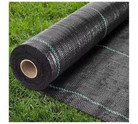 DIWAL Toiles De Paillage Rouleau Toile Anti-Mauvaises Herbes Jardin Géotextile Couverture Sol Résistante UV pour Potager, Massif, Allée, Terrasse, Extérieur(1m x 20m)