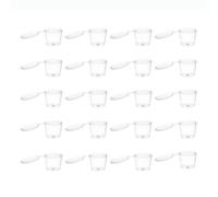 DIWANGQIANG Lot de 5 000 mini récipients en plastique anti-fuite de 28,3 g avec couvercles attachés | Gobelets à condiments pour soufflés parfaits pour les sauces