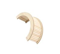 diwedaso Cabane pour Hamster, Jouet de Jeu, cachette sécurisée pour Enfants, Petit château pour Animaux de Compagnie, Maison Confortable et Durable pour, Couleur du Bois, 15 x 15 x 1.5 cm