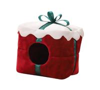 diwedaso Cachette Douillette pour Cochon d'Inde de Noël - Un Espace de Repos Confortable et Chaleureux pour Tous Les Petits Animaux.