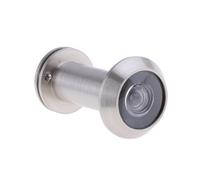 diwedaso Judas de Porte Robuste avec Angle de 200° et Installation Facile. Idéal pour Les particuliers, Les hôtels et Autres établissements similaires, Argent, 44 x 26 x 22 mm